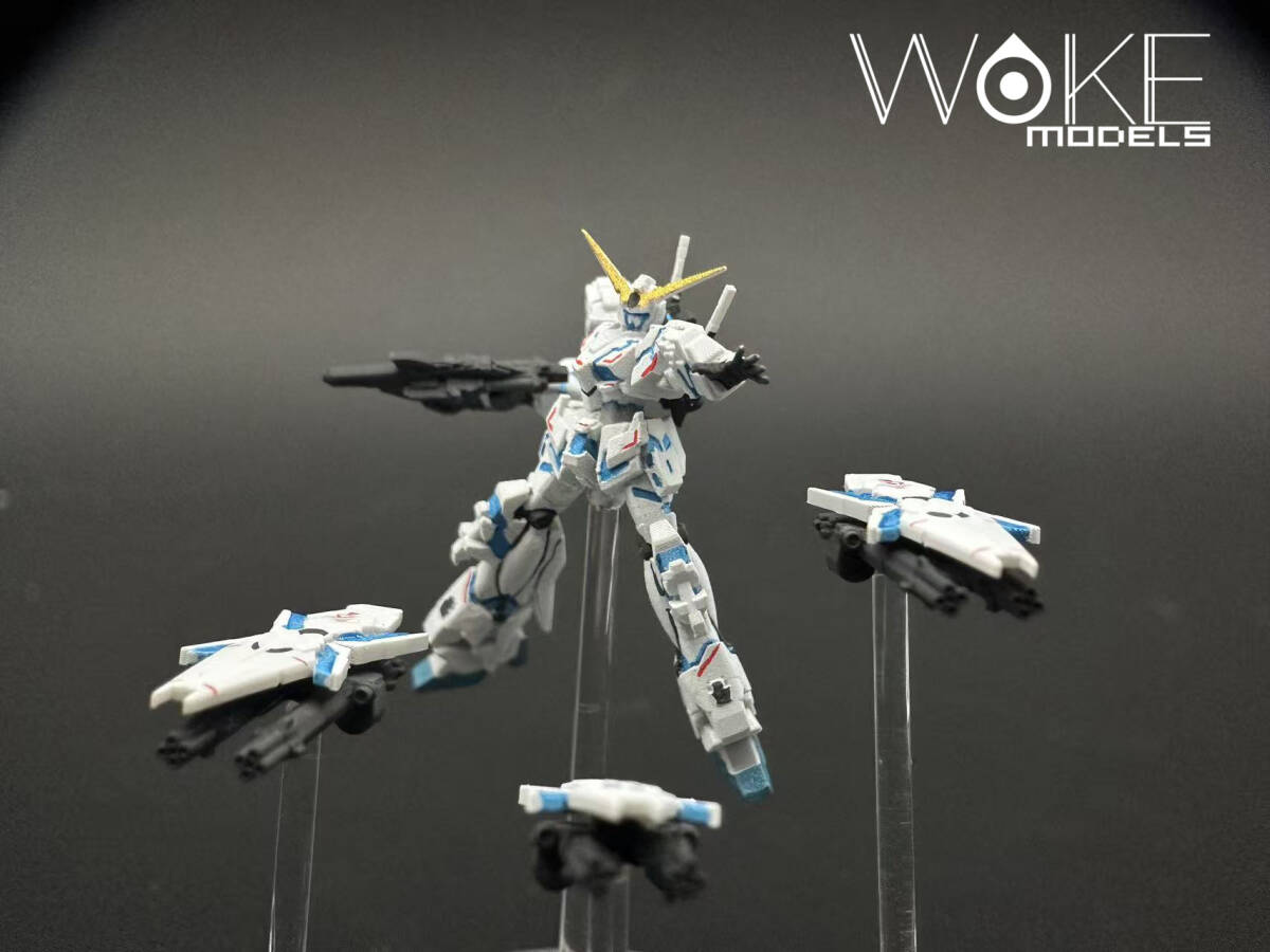 WAKE MODELS 1:700 ユニコーンガンダム（シールドファンネル展開）