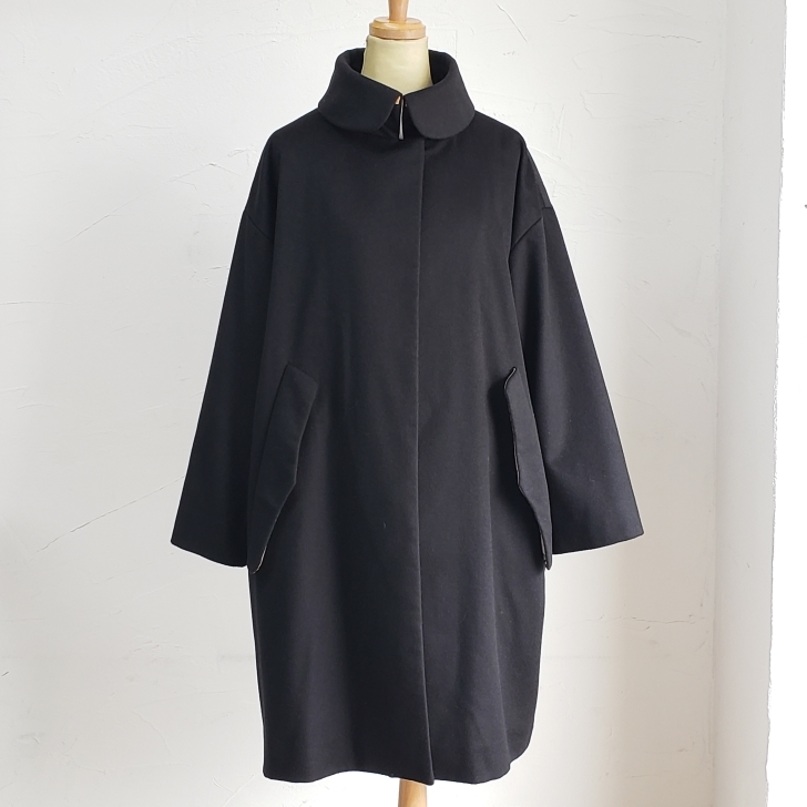 ジュンコシマダ カシミヤ100％ ロングコート 40 日本製 ブラック 黒 JUNKO SHIMADA