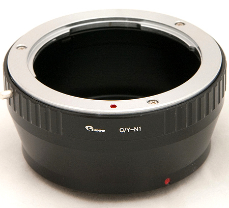 コンタックス/ヤシカ CONTAX Carl Zeiss T*レンズ → ニコン１ Nikon 1 マウントアダプター J5 S2 V3