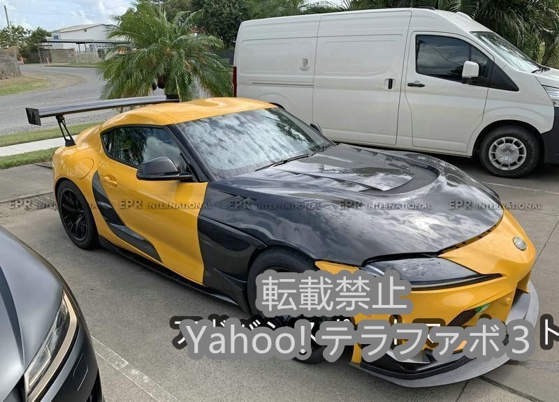 Supra A 90 MK 5 EVA型フロントフェンダー拡張フェンダー炭素繊維改良キット部品に適用 2pcs left&right