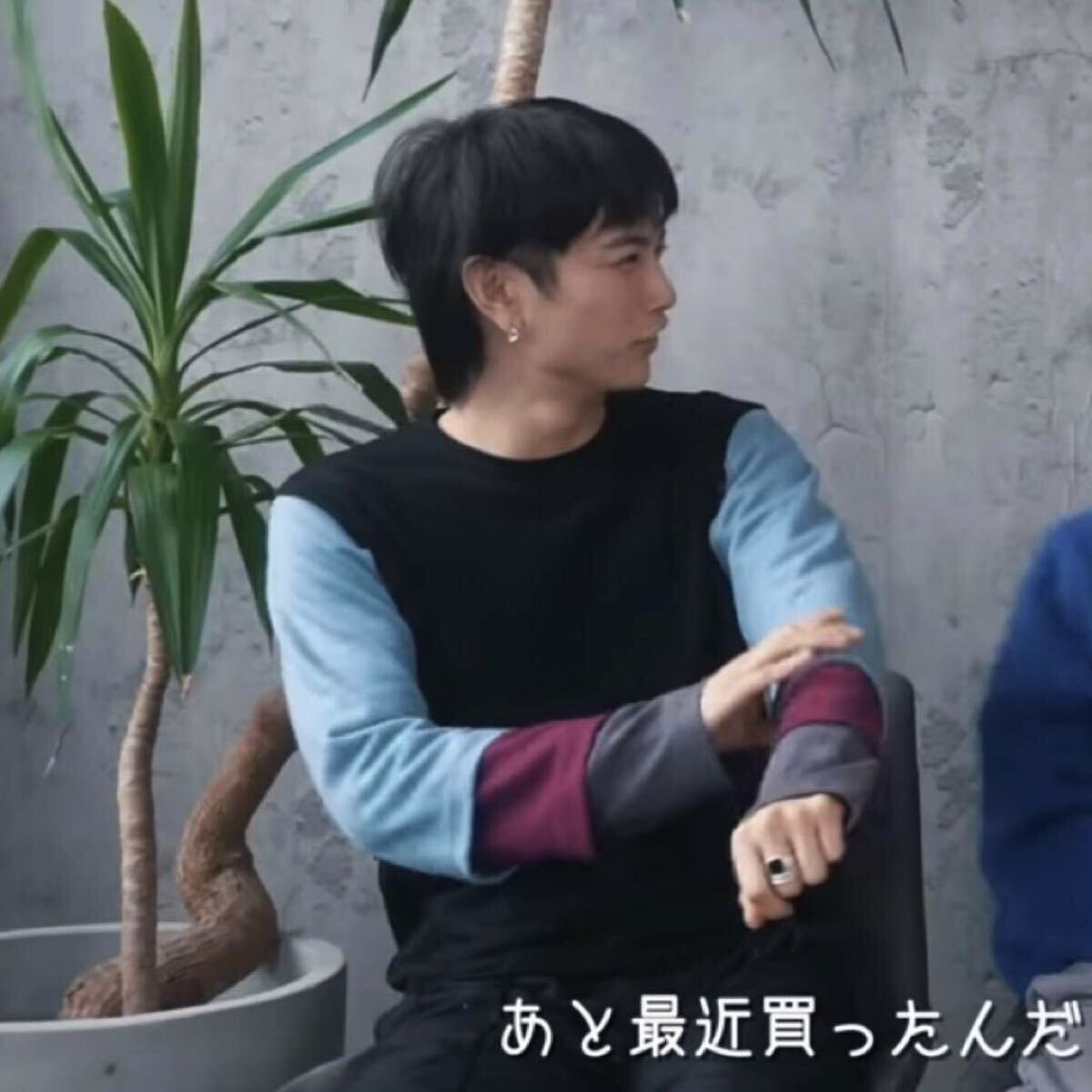 22AW 袖 レイヤード ニット カットソー 深水光太 OUR's コムデギャルソンオムプリュス HOMME PLUS 2022AW Sleeve Layered Knit Top Sweater