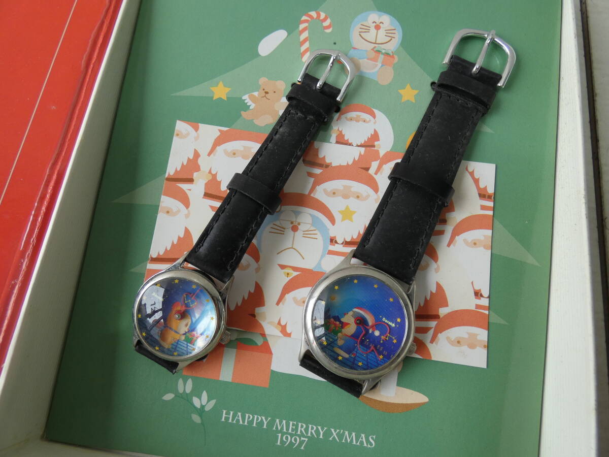 ★ドラえもん ペアウォッチ 1997 クリスマス 未使用品 　　 M05015