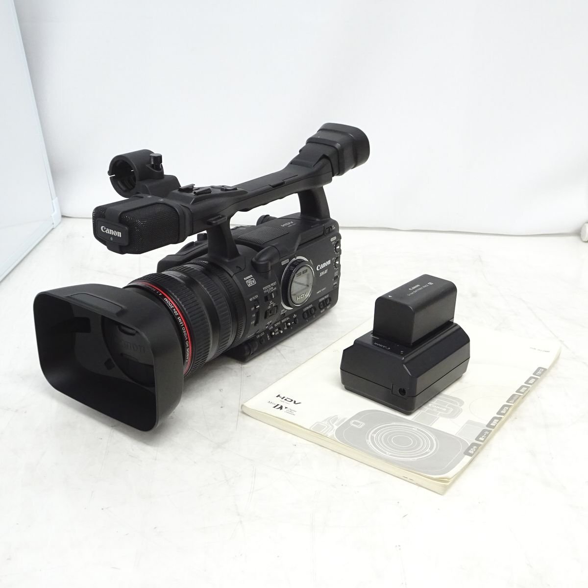 Canon XH A1 HDVカムコーダー（miniDV対応/バッテリー＆チャージャー付き）【中古/動作不具合品/現状品】#427613