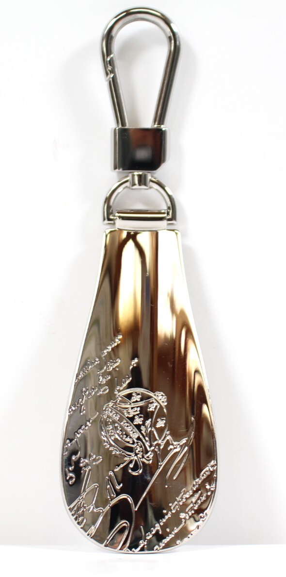 Y6981＃◆中古美品◆BERLUTI ベルルッティ キーホルダー 靴ベラ シューホーン カリグラフィーデザイン