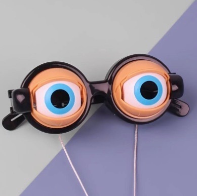 クレイジーアイズノベルティグラス　パーティーグッズ　誕生日会など