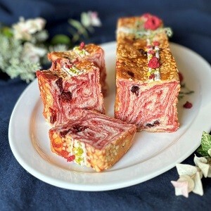 ABCクッキングレシピ＊1dayレッスン「キャレ・ルージュ」パン 紙レシピ