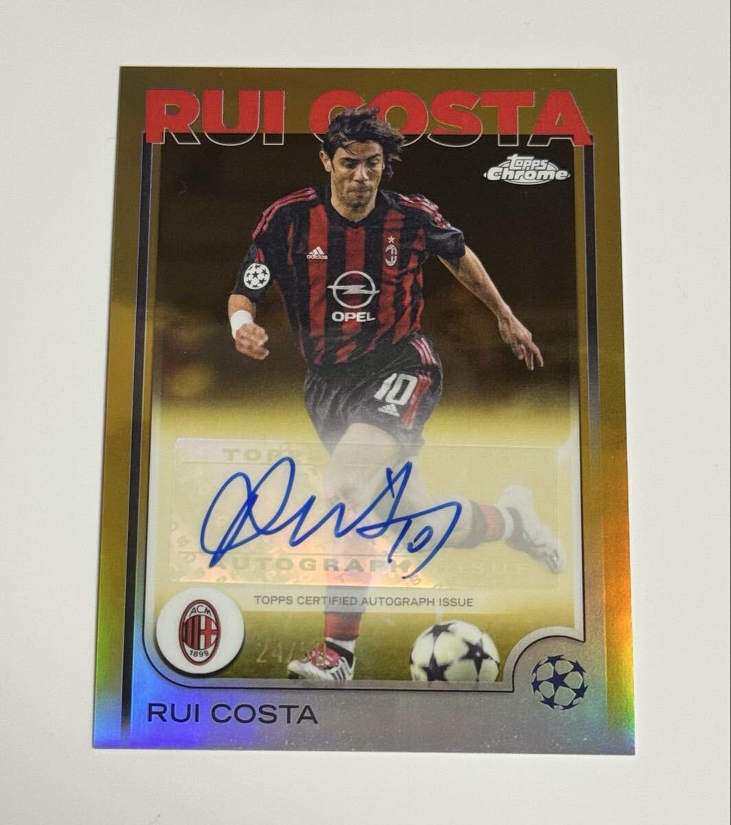 ACミラン ルイ・コスタ auto 直筆サイン Topps Chrome EPOCH ポルトガル代表