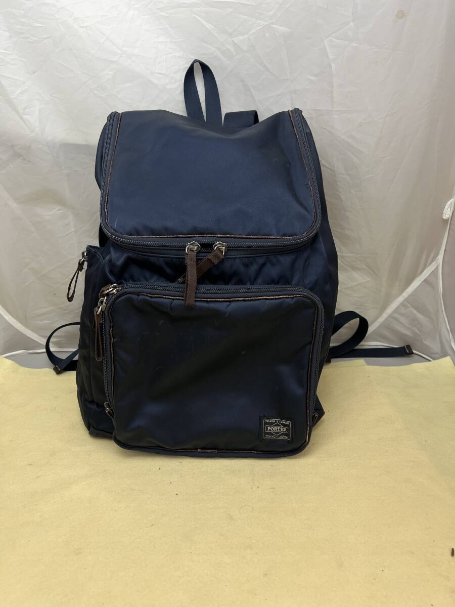 PORTER ポーター / PLAN ポーター プラン リュックサック 728-08703 ネイビー　通学　マザーリュック