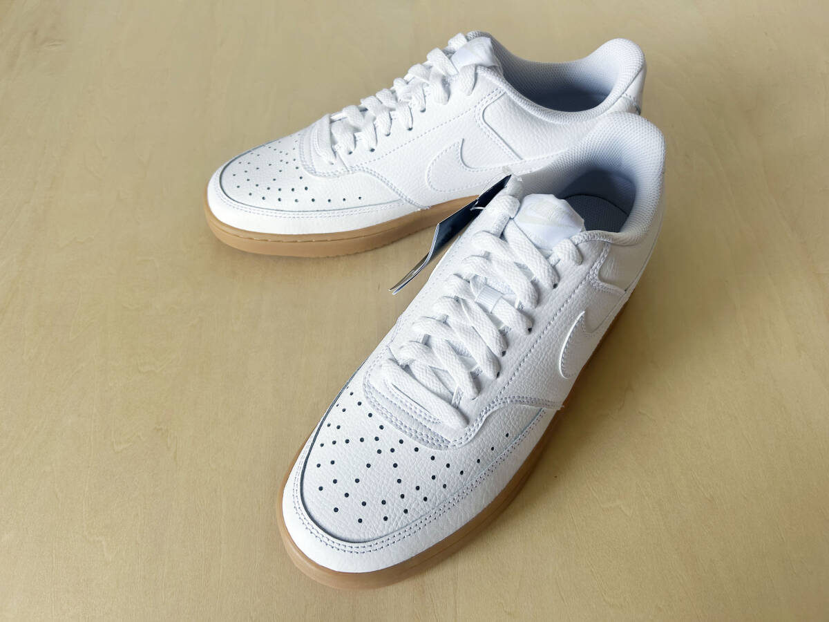 【新品特価】 27cm ナイキ コート ビジョン NIKE COURT VISION LO WHITE/GUM US9/27cm CD5463-105