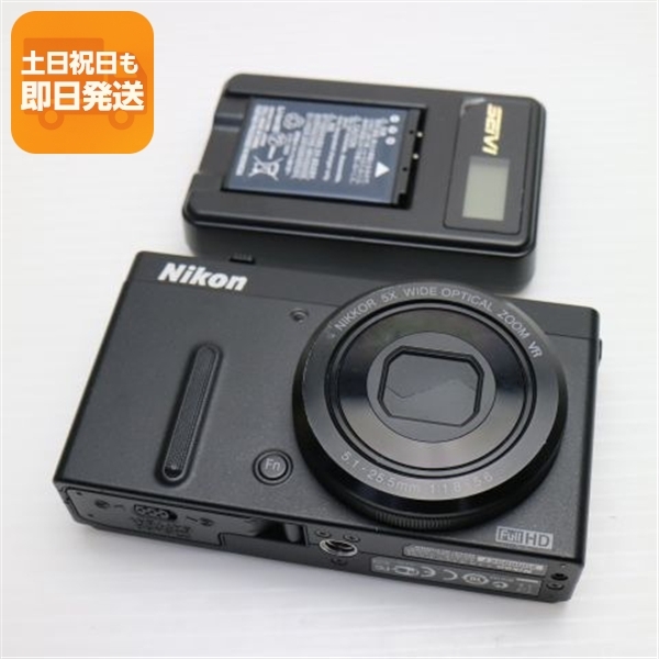 良品中古 COOLPIX P330 ブラック 即日発送 デジカメ Nikon 本体 あすつく 土日祝発送OK
