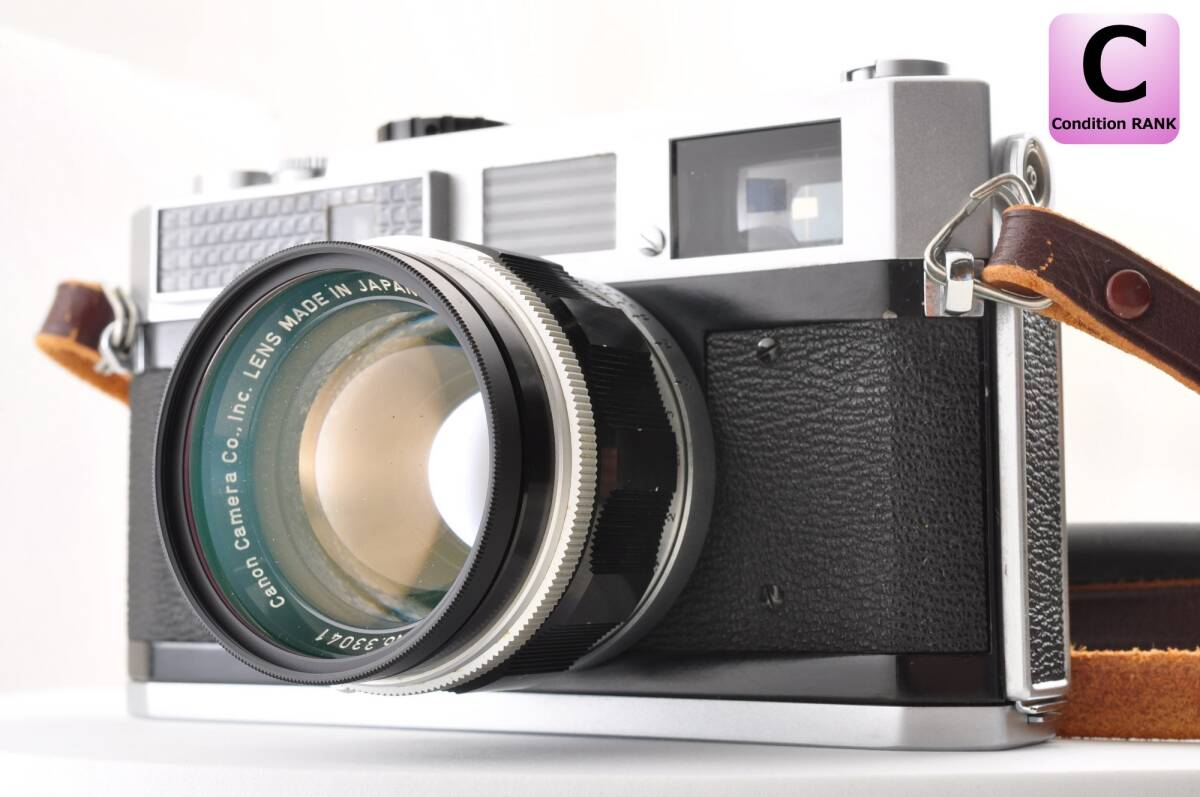 Canon Model 7 + Canon Lens 50mm F1.4 シルバー 35mmレンジファインダー フィルムカメラ#4085