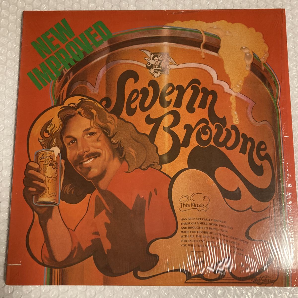 ［US ORIGINAL盤］シュリンク有! セヴリン・ブラウン SEVERIN BROWNE/NEW IMPROVED JACKSON BROWNE弟!　MOTOWN M6-779S1/1-0067