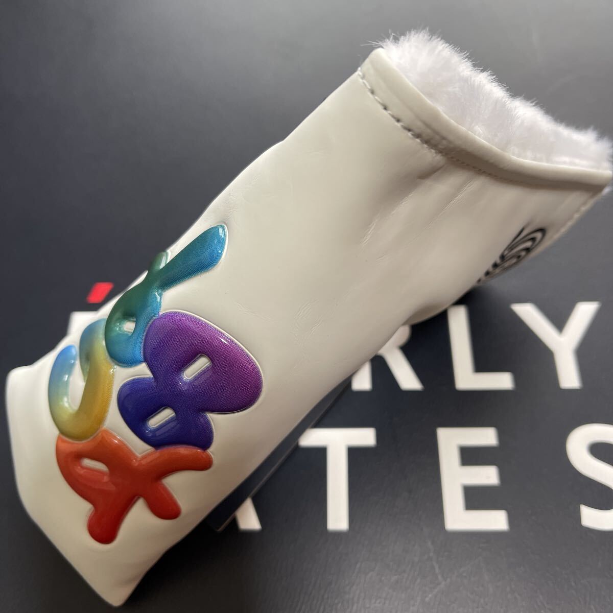 送料無料PEARLY GATESパーリーゲイツYes!Yes!!Yes!!!35th限定ブレードPTカバーピンセミマレット合皮エナメルロゴMAGNET開口(大特価)新品