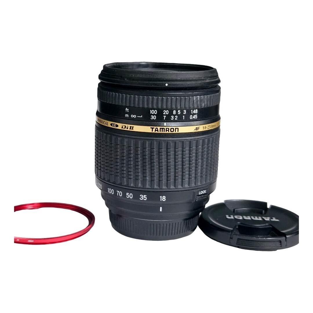 【良品】 タムロン TAMRON 18-250mm F3.5-6.3 IF MACRO A18 NIKON ニコン #20233