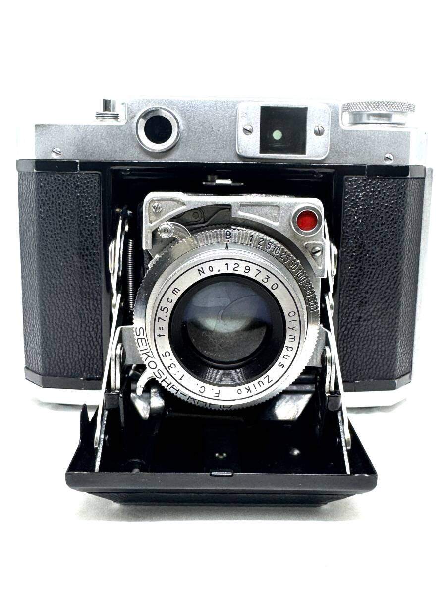★MAMIYA 6 マミヤ Olympus Zuiko F.C. 7.5cm F3.5 蛇腹カメラ シャッター全速OK★　#188
