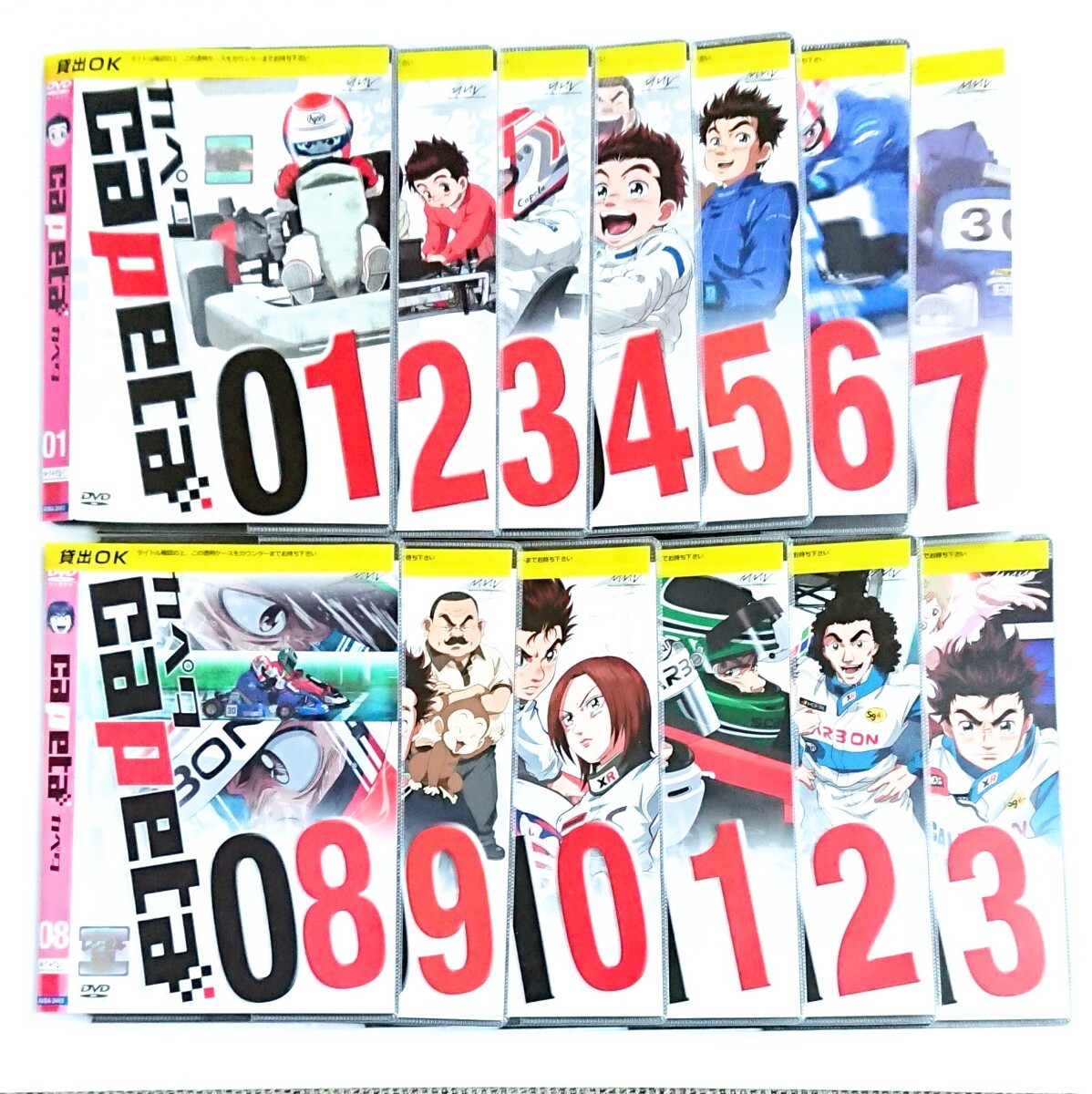 「カペタ capeta」DVD 全13巻 安達直人 モータースポーツ マガジン