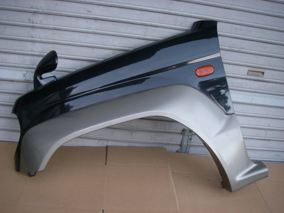 (579-FKT100-CB1) パジェロジュニア H57A 中古純正左フェンダー 色H66S74 個人様宛配送不可商品