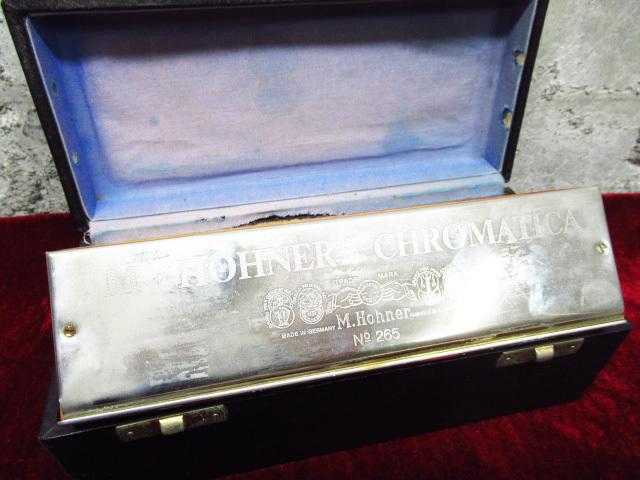 HOHNER ホーナー M265 Professional Double Bass Chromatica 265/28/30 E-E ダブルベース ハーモニカ 収納ケース付 現状品 管理7k1002H-H10