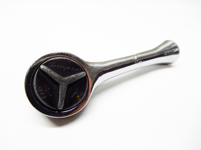 旧ロゴ Snap-on スナップオン TMK739 差込角1/4sq ラチェットハンドル コンパクト アンダーライン ハンドツール 工具 管理7k1009A-YP