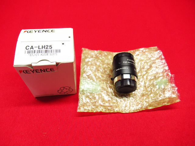 未使用 KEYENCE キーエンス CA-LH25 高解像度低歪みCマウントレンズ 管理7S1018H-A4