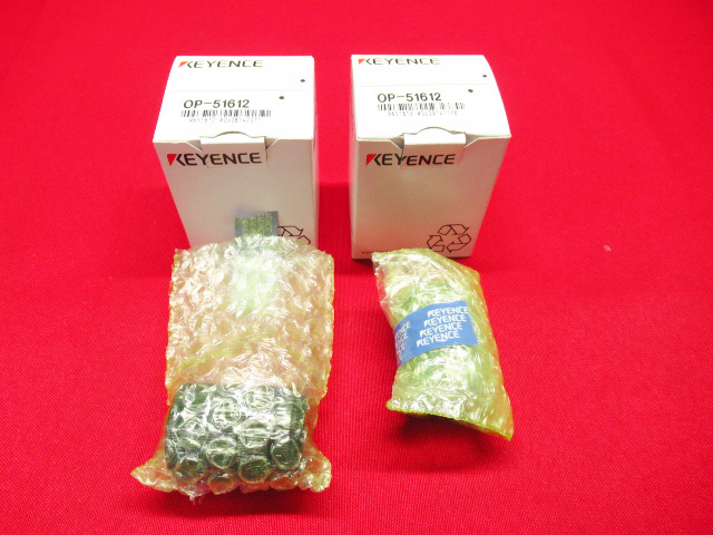 未使用 2点セット KEYENCE キーエンス OP-51612 Cマウント用接写リング 管理7S1018G-A4