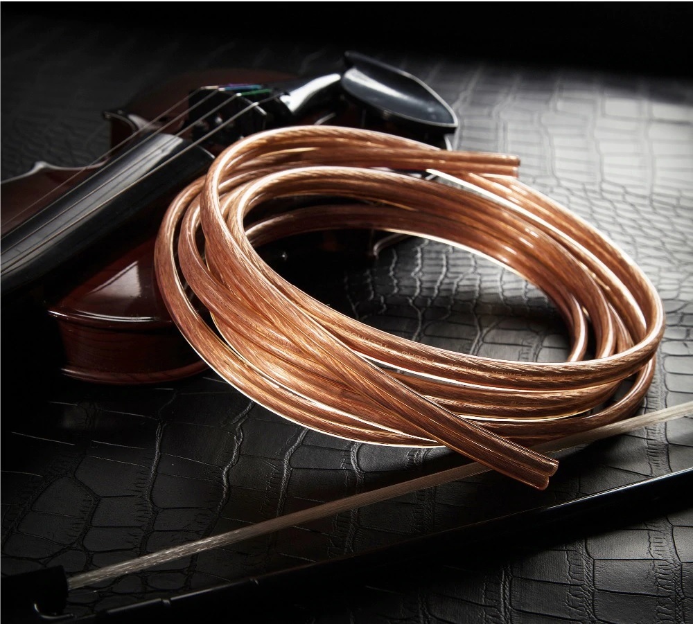 14ゲージ Gage #14 99.99%無酸素銅線 OFC オーディオ スピーカーケーブル 1m