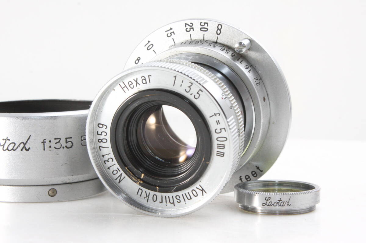 [AB] 小西六 Hexar 50mm F3.5 Lマウント★Konishiroku 沈胴★Leica★ライカ★11005