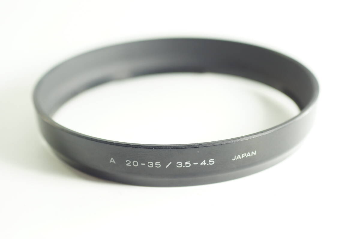 40群『おおむねキレイ』MINOLTA AF20-35mm F3.5-4.5用 A 20-35／3.5-4.5 ミノルタ レンズフード LENS HOOD SHADE