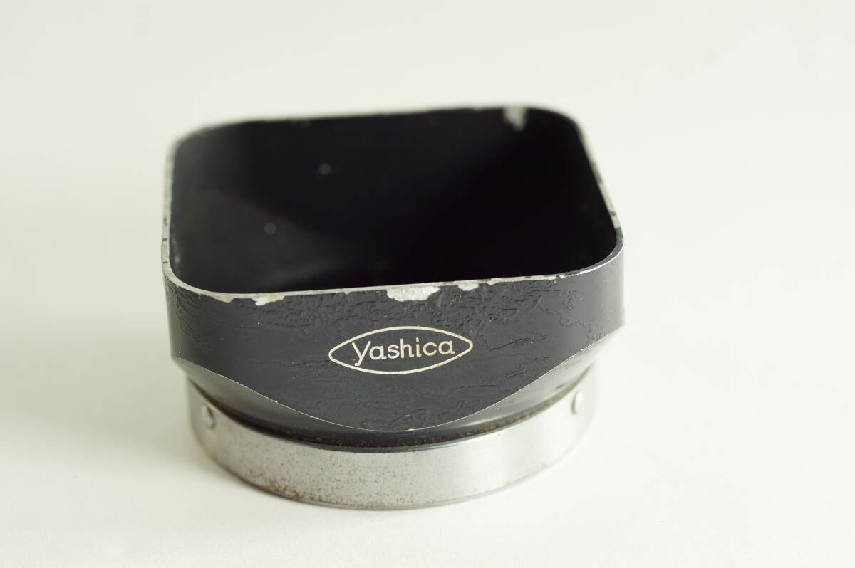 影BG『並品』 グレー色 YASHICA ヤシカ二眼レフカメラ用 約37mm径 バヨネット式 メタルフード