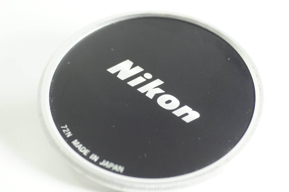 蓋GG『並品』Nikon 72N (Metal Lens Cap) ニコン純正 メタル レンズキャップ(72mm径)