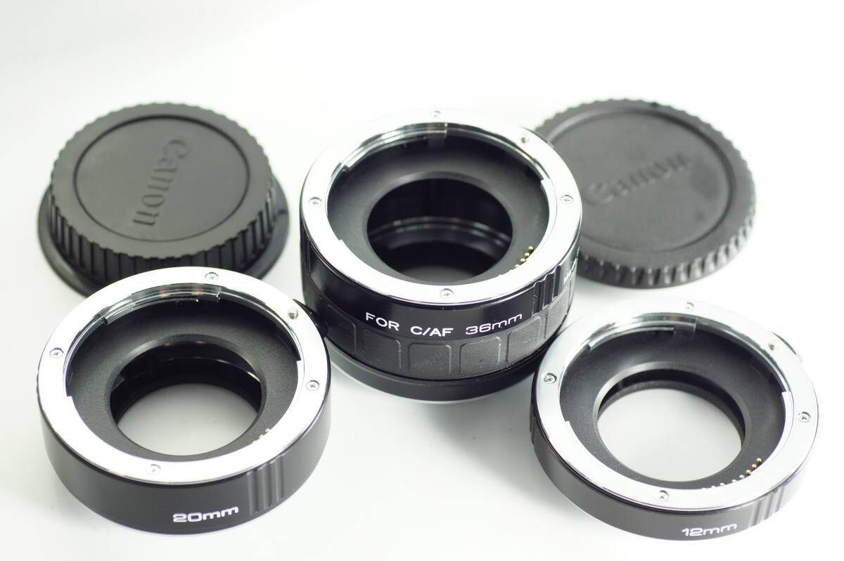 家保EF おおむねキレイ 接写レンズ EFマウント EXTENSION TUBE FOR C／AF AF 36mm 20mm 12mm CANON キヤノン