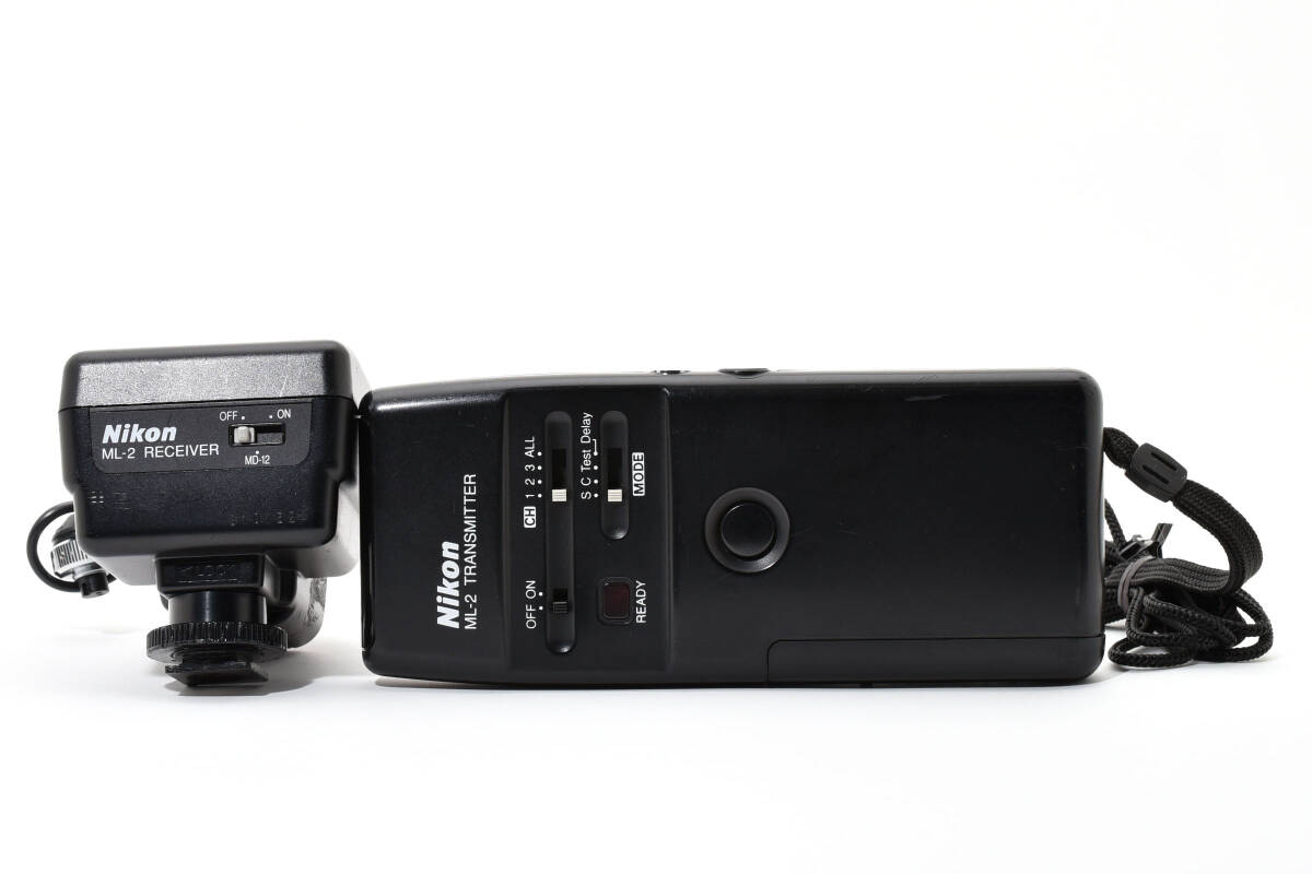 ★希少品★ Nikon ニコン ML-2 RECEIVER ＆ TRANSMITTER ルミコントロールセット ストロボ トランスミッター レシーバー＃3267