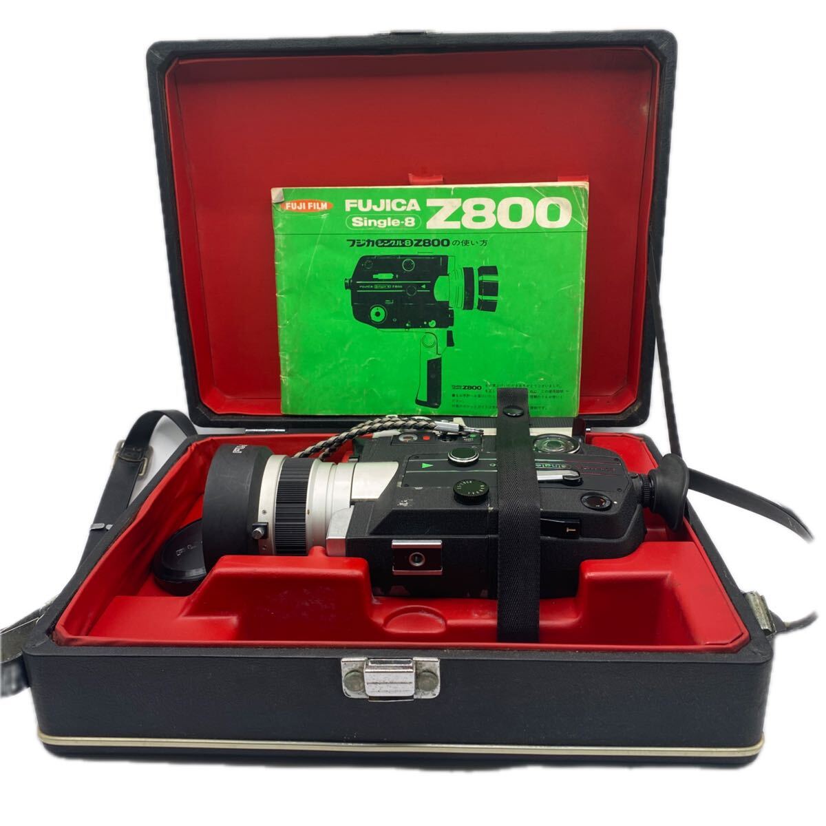 ★希少品★FUJICA フジカ★FUJICA Single-8 Z800★8ミリ フィルムカメラ★純正ケース付き★ジャンク★
