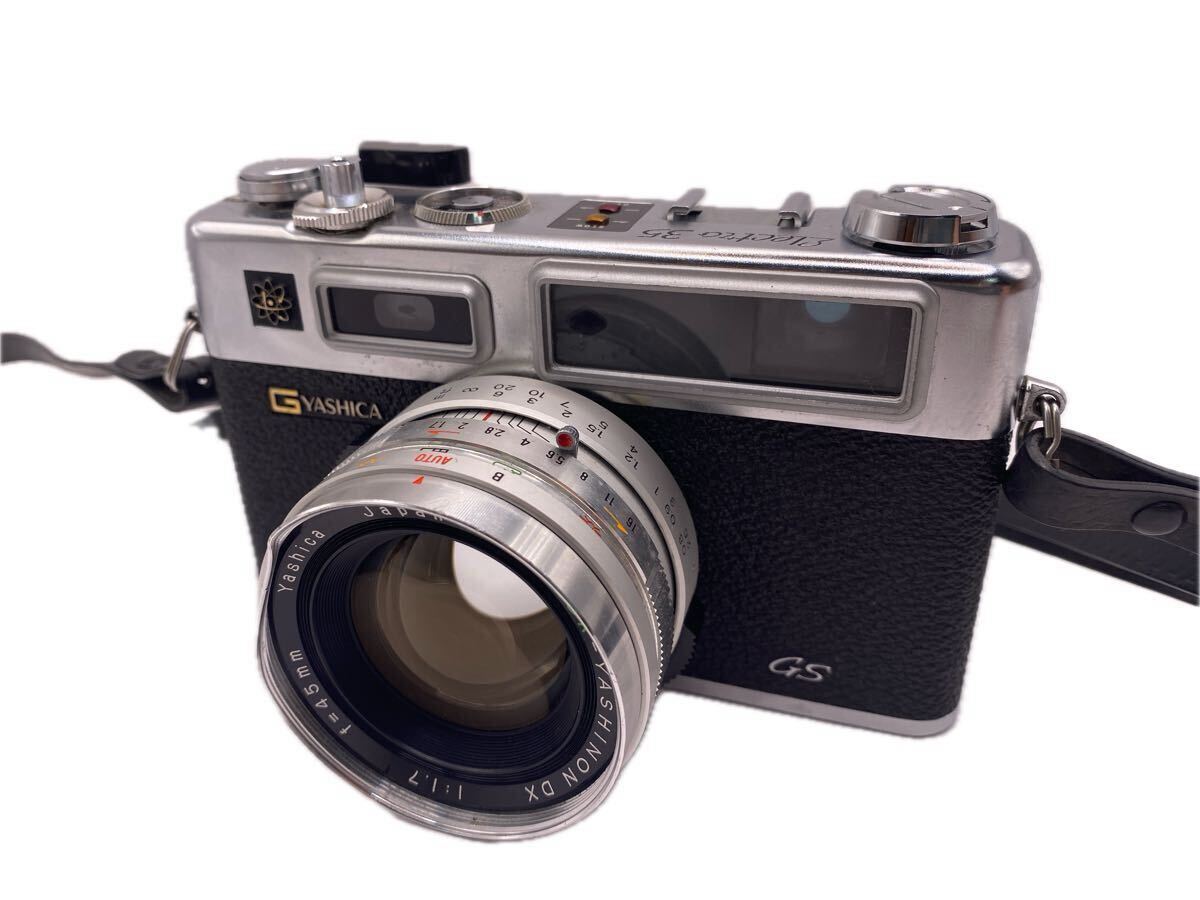★ジャンク★YASHICA ヤシカ★G YASHICA Electro 35 GS/YASHINON DX 45mm F1.7★オールドカメラ★シャッターOK!!★