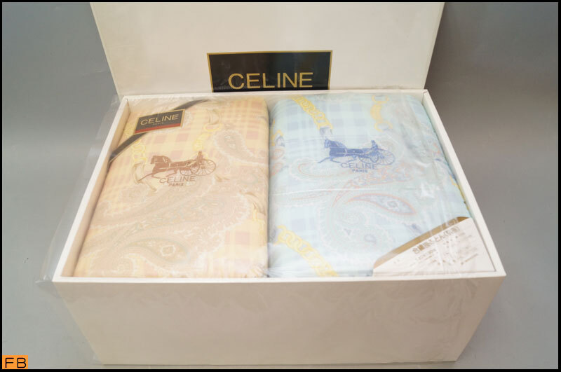 税込◆未使用◆CELINE 合繊掛ふとん(肌掛) 2枚入 AHL5665 140×190㎝ 西川産業 セリーヌ-9869