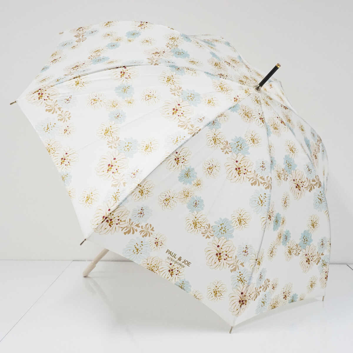 傘 PAUL＆JOE ポールアンドジョー USED品 クリザンテーム かわいい ブランド 花柄 60cm A3271