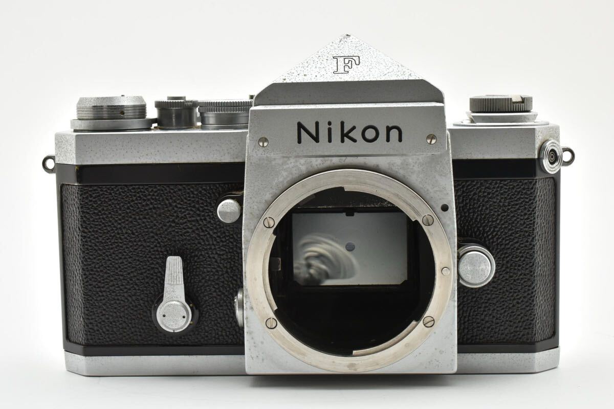 【動作品 sn.700xxxx】Nikon F アイレベル 後期 シルバー ボディ ニコン 一眼レフ フィルムカメラ マニュアルフォーカス (601)