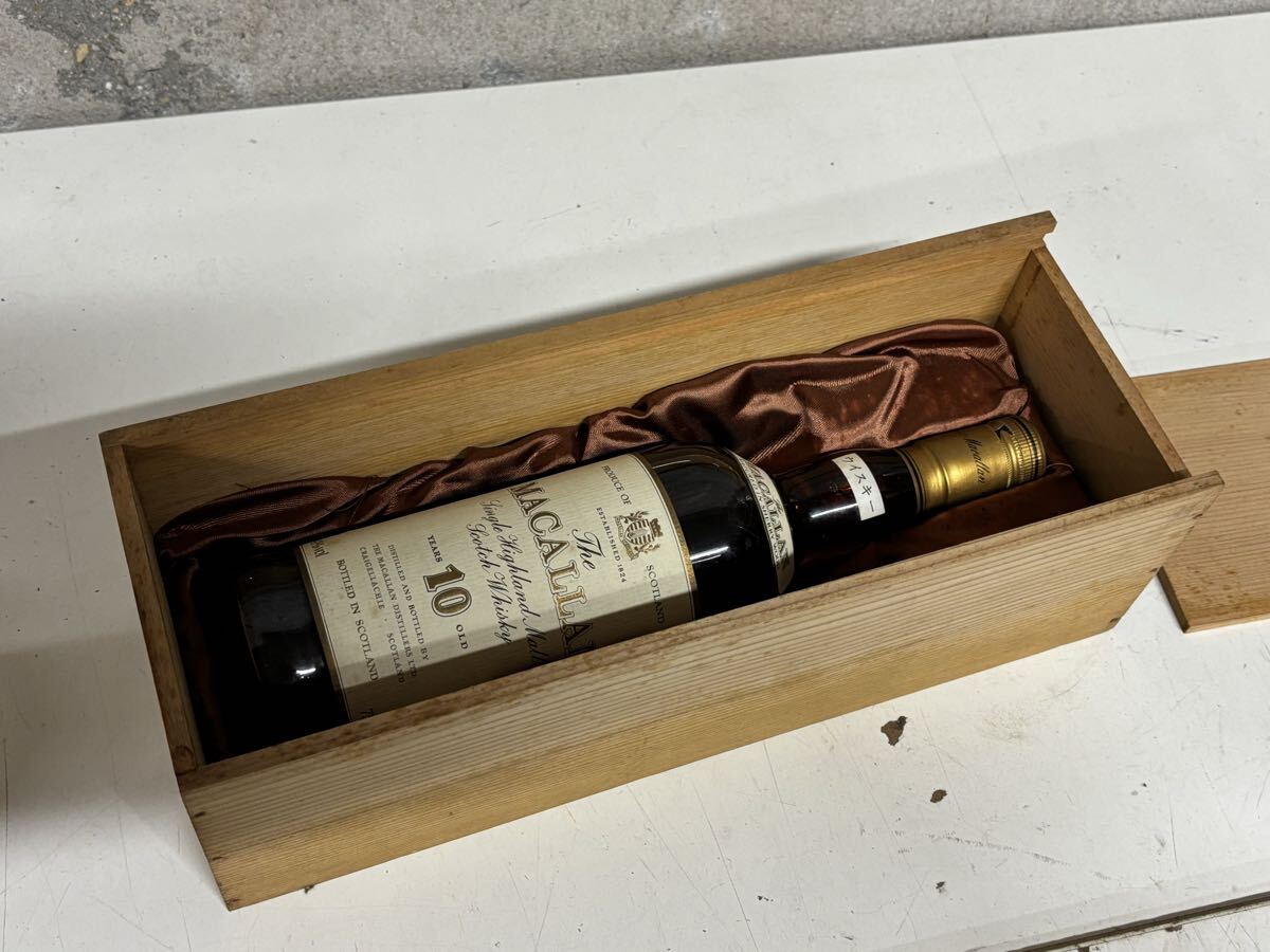 The MACALLAN YEARS 10 OLD マッカラン　木箱入り　未開栓　送料無料