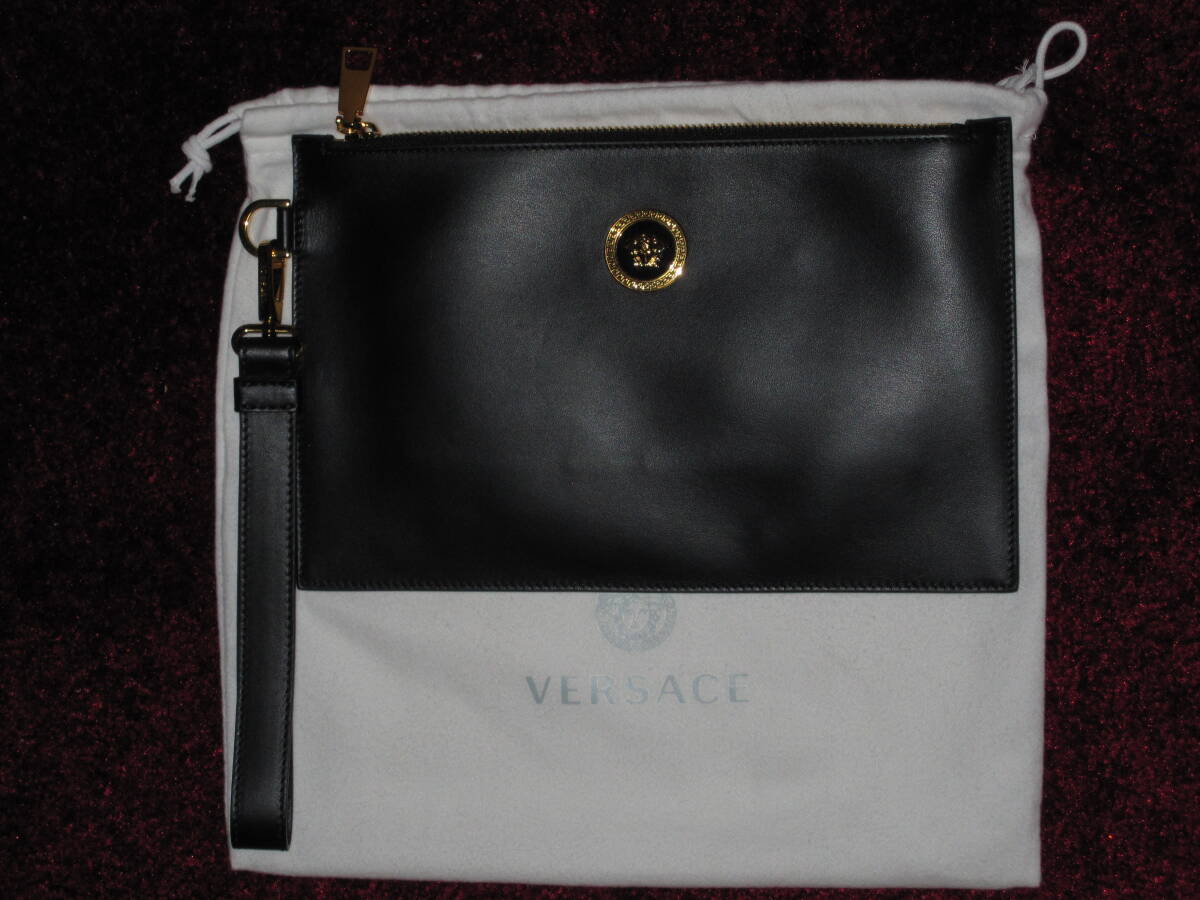  未使用保管品★GIANNI VERSACE ジャンニ ヴェルサーチ クラッチバック　カードケース　長財布入れ　