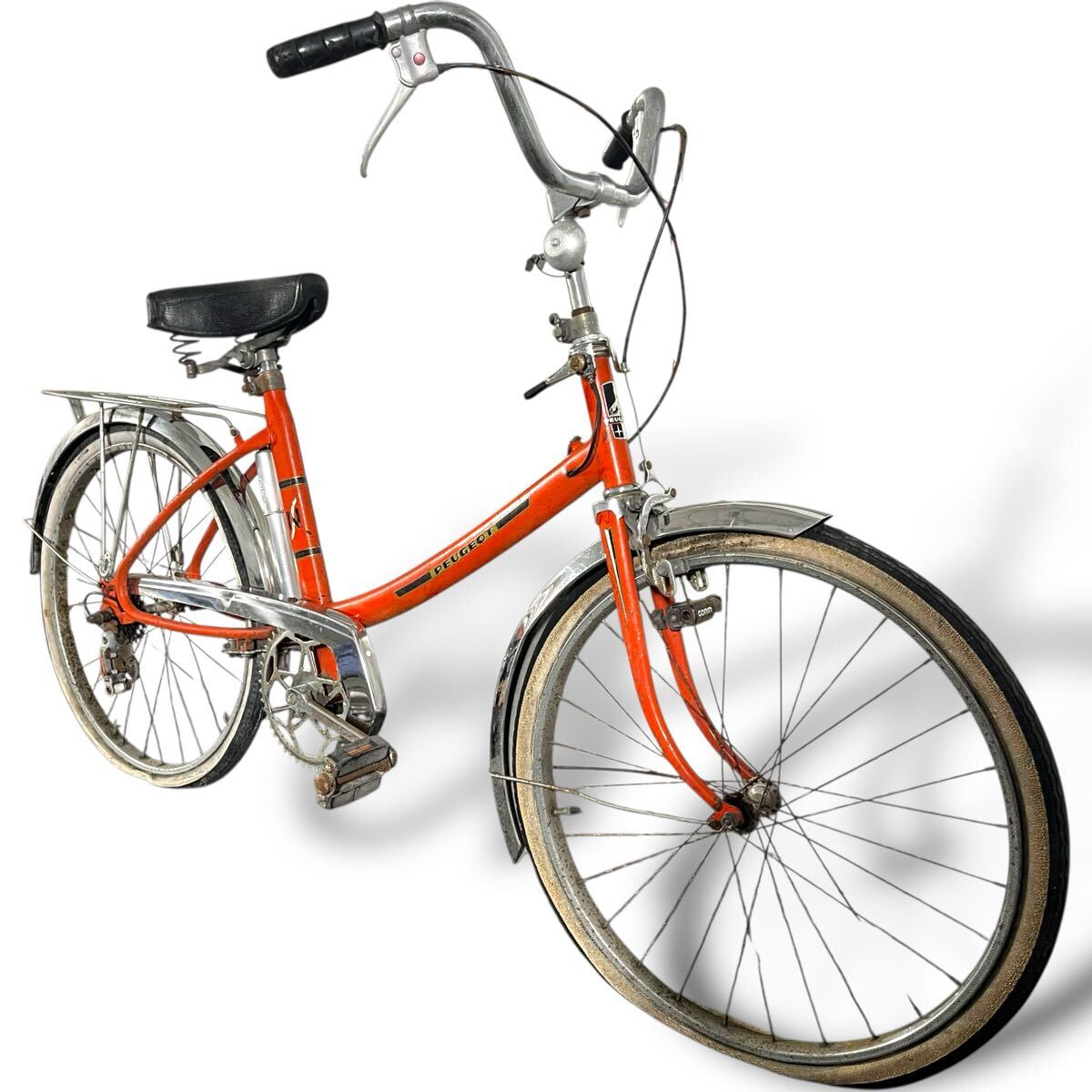 当時物/70’s/プジョー/NS22/ヌーボースタイル/4S/昭和自転車/マスプロ/ランドナー/スポルティーフ/輪行/デコチャリ/ツアー車/SIMPLEX/