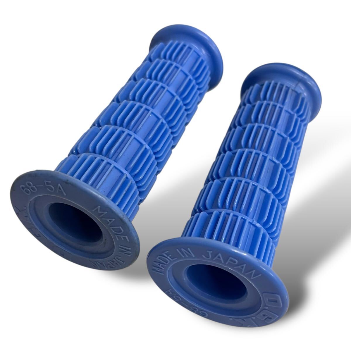 当時物/未使用/OGK/にぎり/グリップ/68-5A/青/BMX/SCHWINN/シューイン/カスタム/デコチャリ/ローライダー/昭和自転車/MTB/ビンテージ