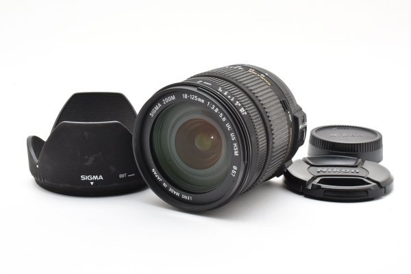 ★美品★ シグマ 18-125mm F3.8-5.6 DC OS HSM ニコン #20676