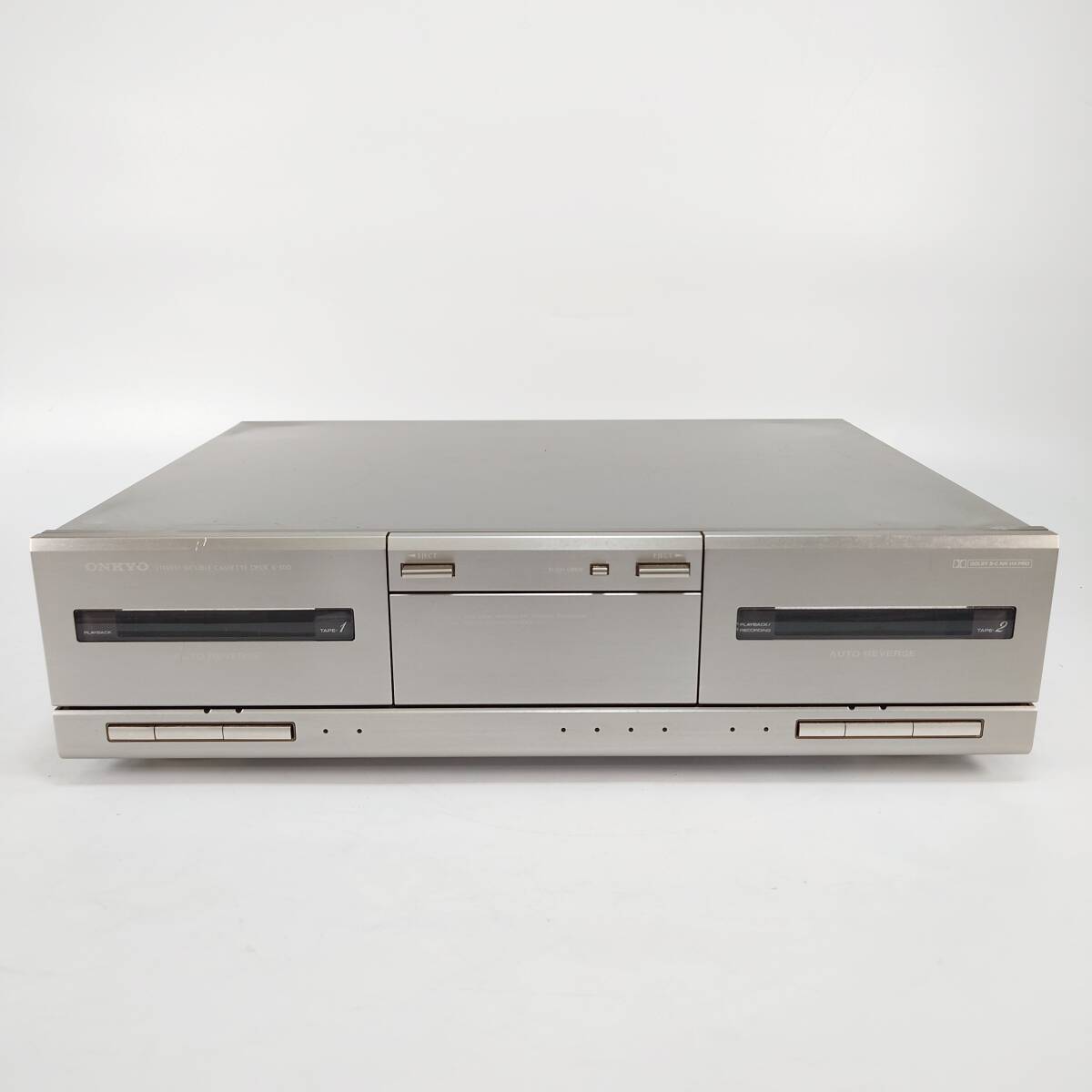 ONKYO K-100 ステレオ ダブルカセットテープデッキ ヴィンテージ オンキョー 現状品