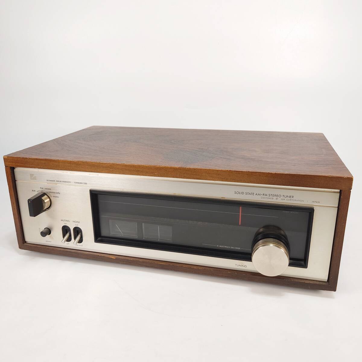 LUXMAN ラックスマン T-550 FM/AM チューナー ヴィンテージ オーディオ 現状品