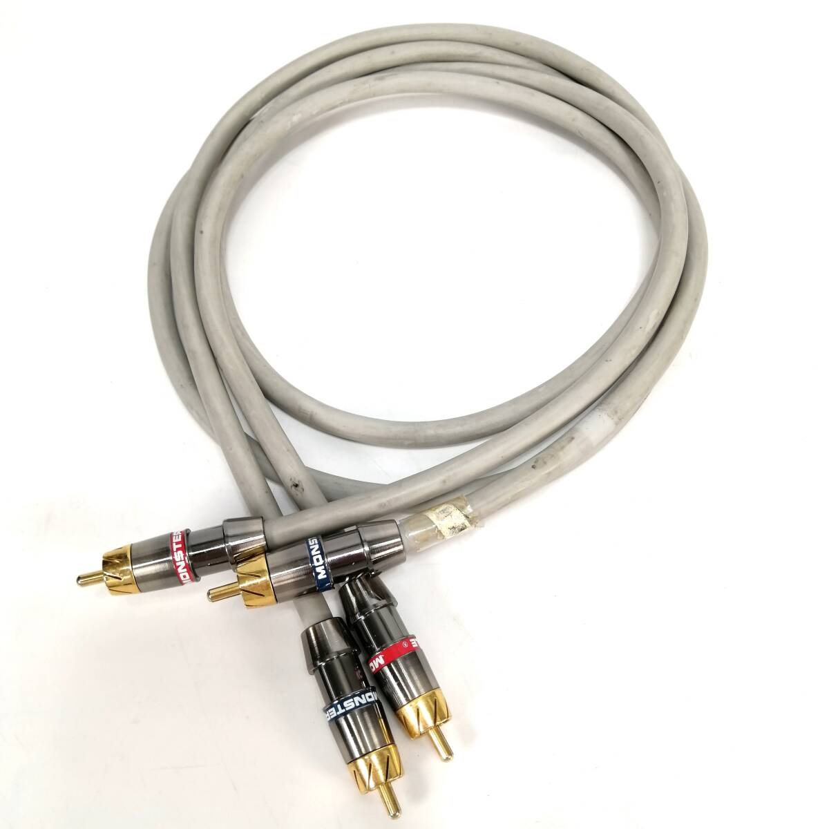 MONSTER CABLE モンスターケーブル RCAケーブル M350I Mシリーズ 105㎝ ペア 2本 セット オーディオ機器 ケーブル 