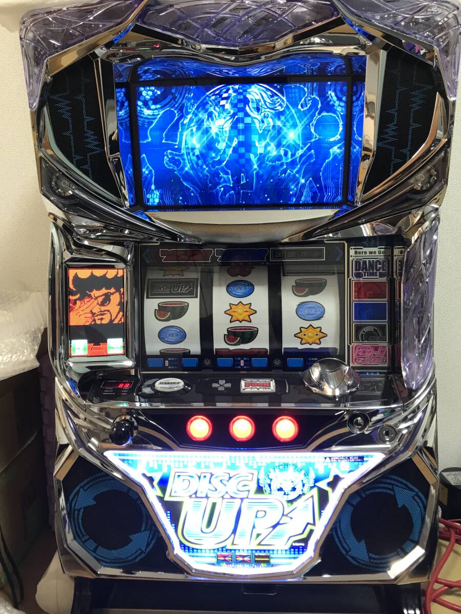 【福P-680】パチスロ実機　Disc UP 家庭用コンセント使用