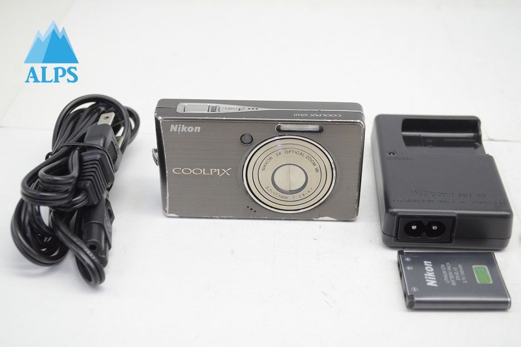 Nikon ニコン COOLPIX S510 コンパクトデジタルカメラ アーバンブラック 251009a【アルプスカメラ】
