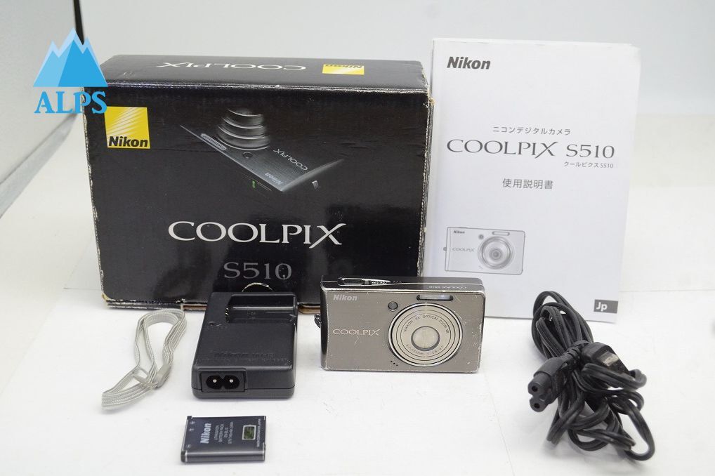 Nikon ニコン COOLPIX S510 コンパクトデジタルカメラ アーバンブラック 251008k【アルプスカメラ】