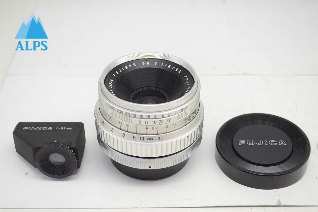 訳あり品 FUJIFILM フジフィルム FUJINON SW 65mm F8 G690用 中判レンズ ファインダー付 251016h【アルプスカメラ】