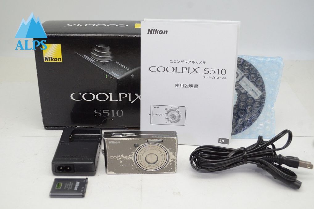 Nikon ニコン COOLPIX S510 コンパクトデジタルカメラ アーバンブラック 元箱付 251016y【アルプスカメラ】